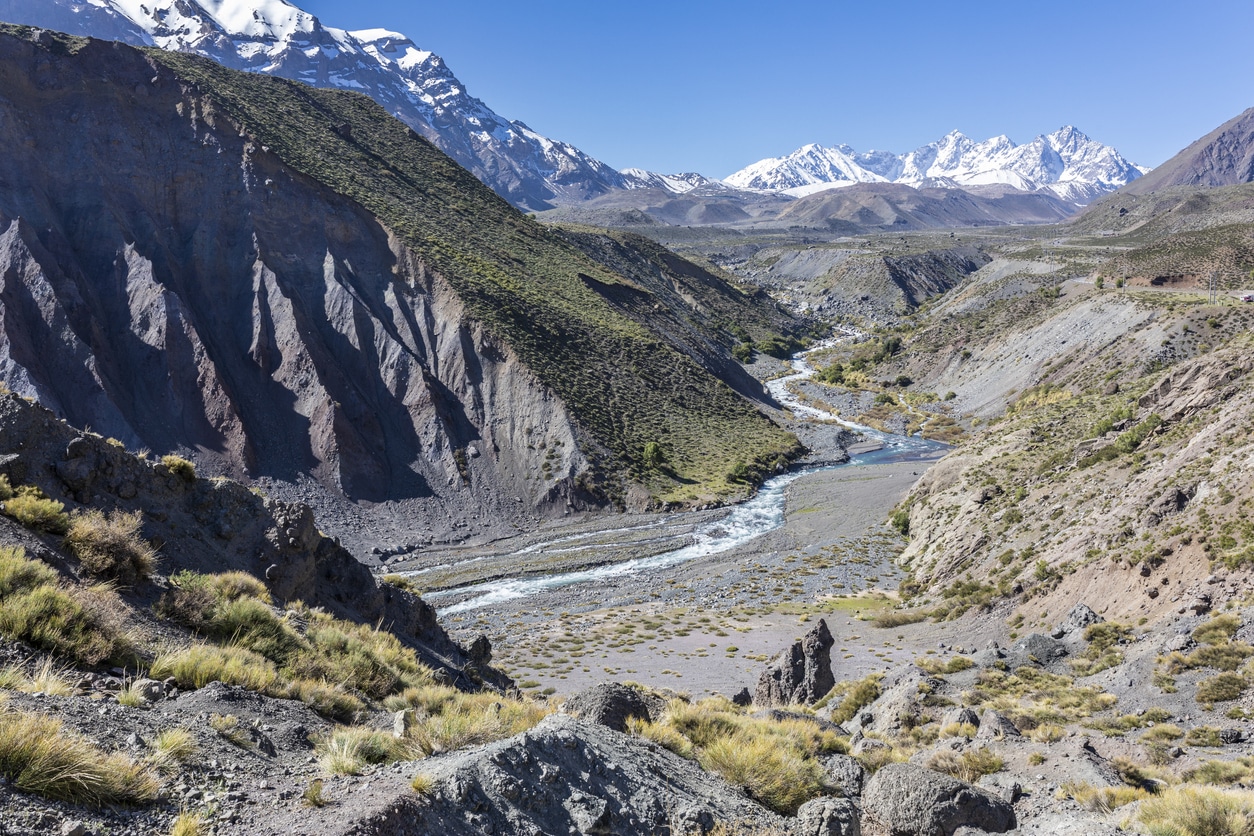 Vales dos Andes Chile Cajon del Maipo-Santiago do Chile