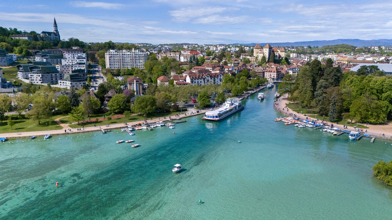 Lago Annecy na Franca