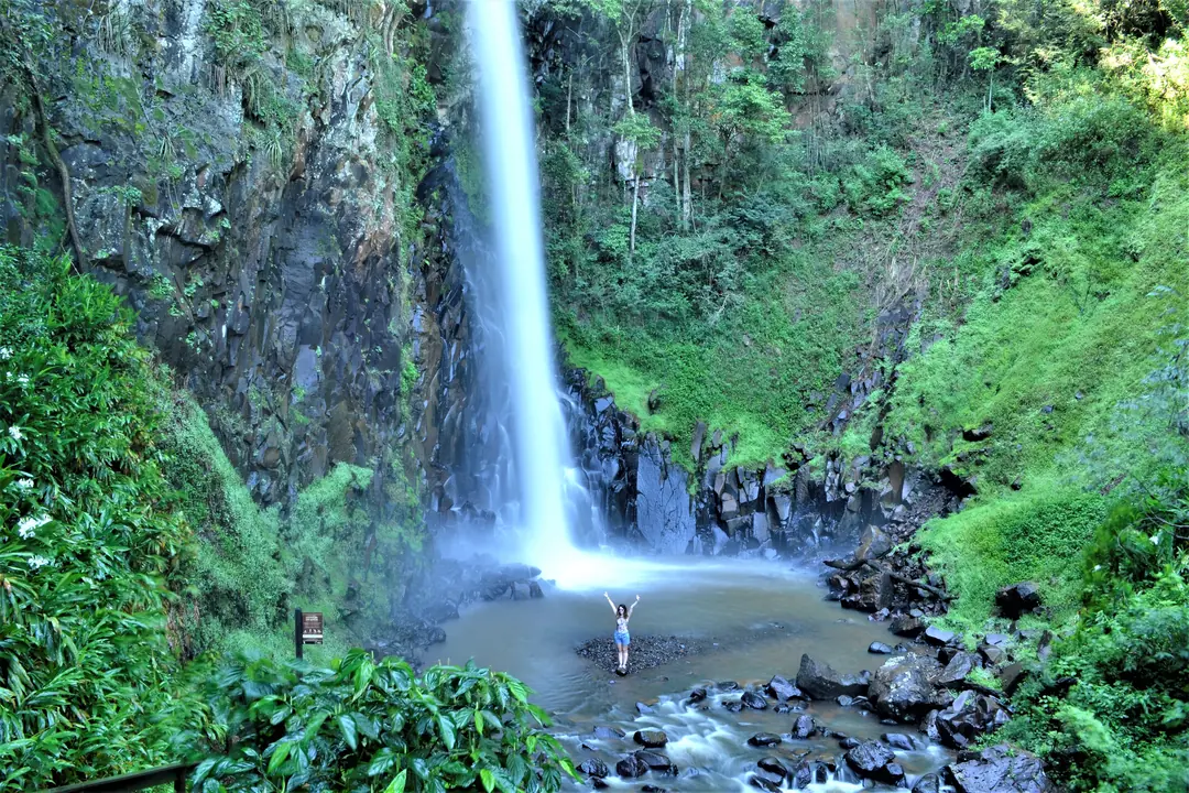 Cachoeira da Roseira, em Brotas (SP)