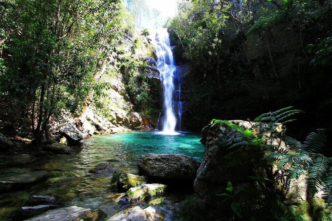 Cachoeira de Santa Bárbara, Chapada dos Veadeiros