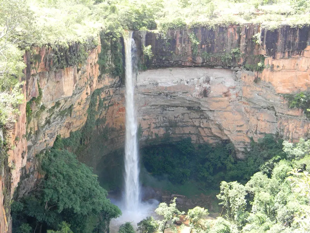 Cachoeira Véu da Noiva, Chapada dos Guimarães, Mato Grosso